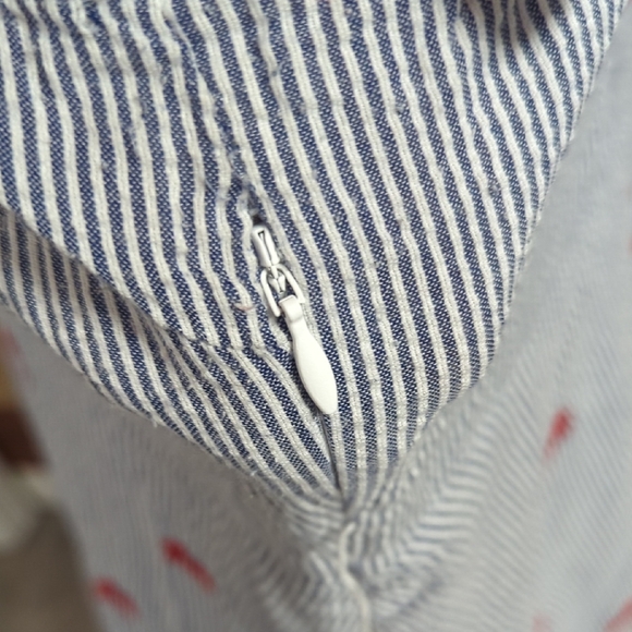 Crown & Ivy Blue Striped Tank with Red Accents - Picture 7 of 7